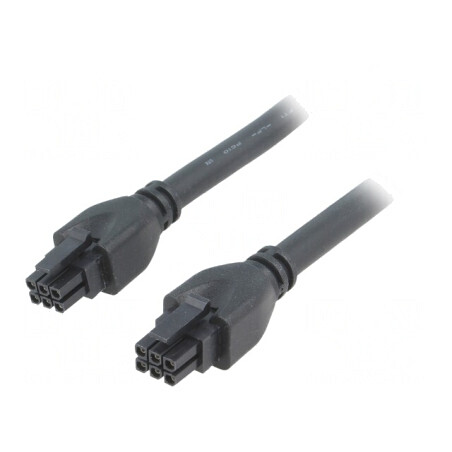 Cablu Micro-Fit 3.0 mamă 6 pini 1m PVC 20AWG 4A | Electronic-mag.ro | Componente Electronice