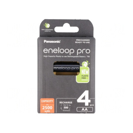 Baterii Reîncărcabile Ni-MH AA 1.2V 2450mAh ENELOOP PRO 4buc. | Electronic-mag.ro | Componente Electronice