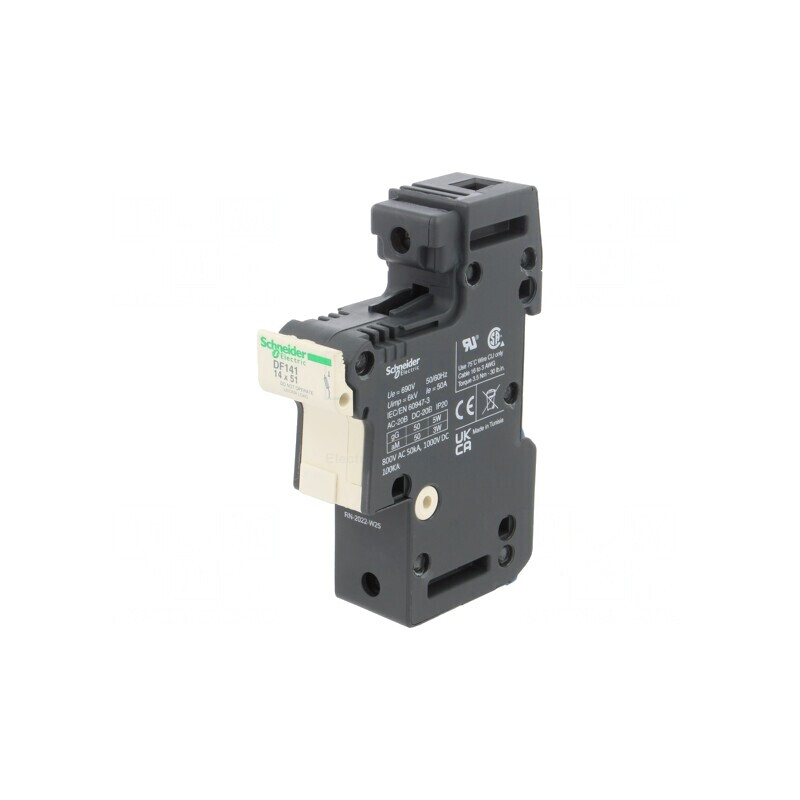 Suport Siguranță Șină DIN Poli 1 | Electronic-mag.ro | Componente Electronice