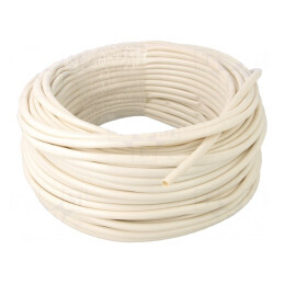 Manșon electroizolant PVC alb 3mm | Electronic-mag.ro | Componente Electronice