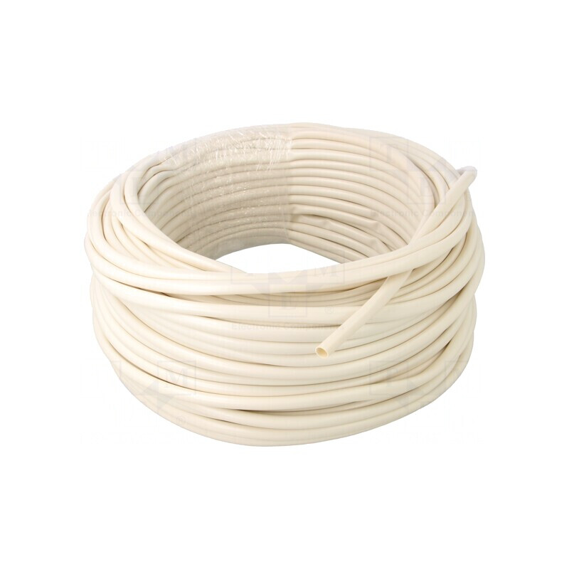 Manșon electroizolant PVC alb 3mm | Electronic-mag.ro | Componente Electronice