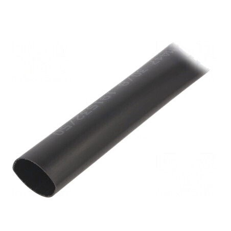 Manșon Termocontractabil 30mm Negru | Electronic-mag.ro | Componente Electronice