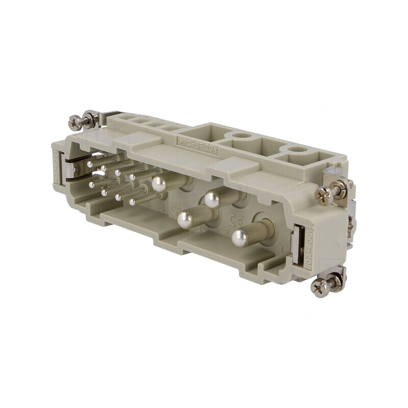 Conector HDC Tată 12 Pin 16A 80A CXM 4/8 | Electronic-mag.ro | Componente Electronice