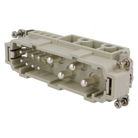Conector HDC Tată 12 Pin 16A 80A CXM 4/8 | Electronic-mag.ro | Componente Electronice