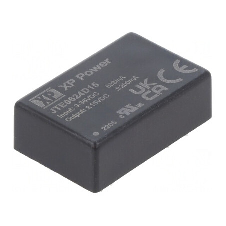 Convertor DC/DC 6W 9-36V la 15V/-15V DIP24 | Electronic-mag.ro | Componente Electronice
