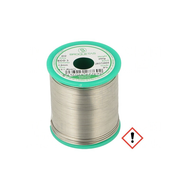 Sârmă de lipit fără plumb 0.8mm 250g | Electronic-mag.ro | Componente Electronice Sârmă de lipit fără plumb 0.8mm 250g | Electronic-mag.ro | Componente Electronice