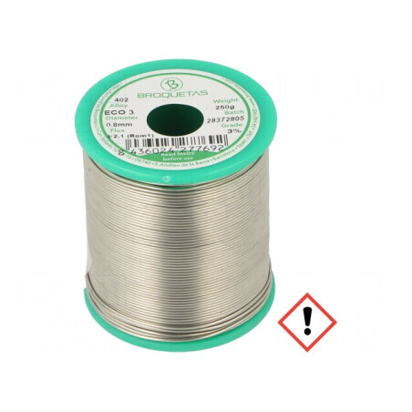 Sârmă de lipit fără plumb 0.8mm 250g | Electronic-mag.ro | Componente Electronice
