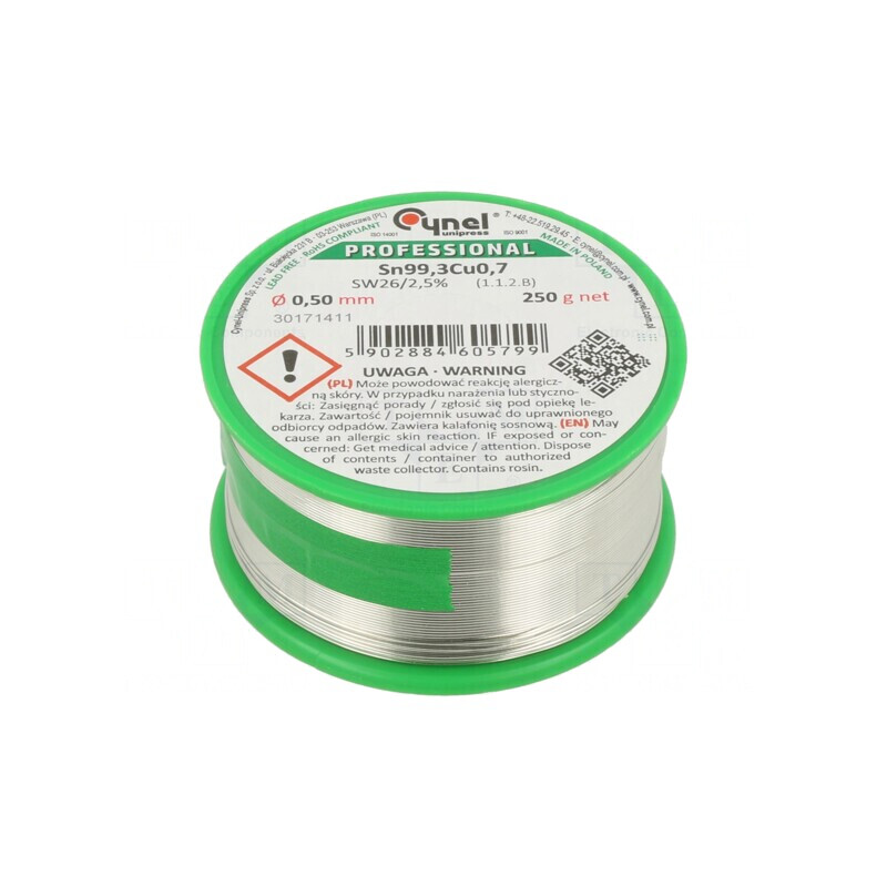 Sârmă de lipit fără plumb 0,5mm 250g | Electronic-mag.ro | Componente Electronice Sârmă de lipit fără plumb 0,5mm 250g | Electronic-mag.ro | Componente Electronice