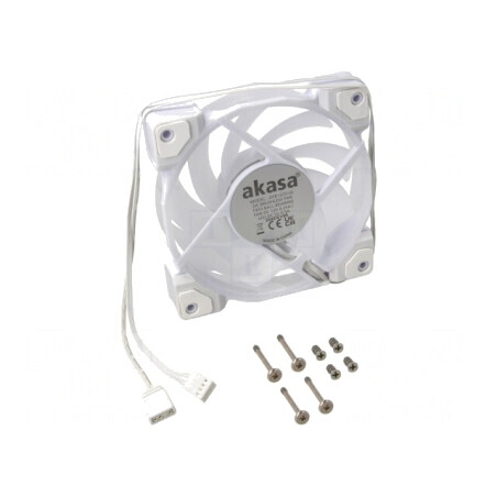 Ventilator axial DC 12V 120mm 32,7dBA alb | Electronic-mag.ro | Componente Electronice