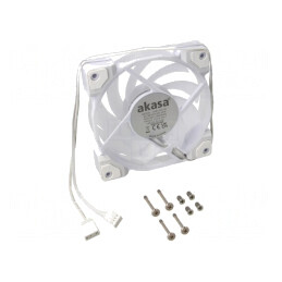 Ventilator axial DC 12V 120mm 32,7dBA alb | Electronic-mag.ro | Componente Electronice
