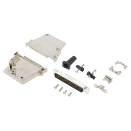 Conector D-Sub 62 PIN tată 45° pentru cablu | Electronic-mag.ro | Componente Electronice