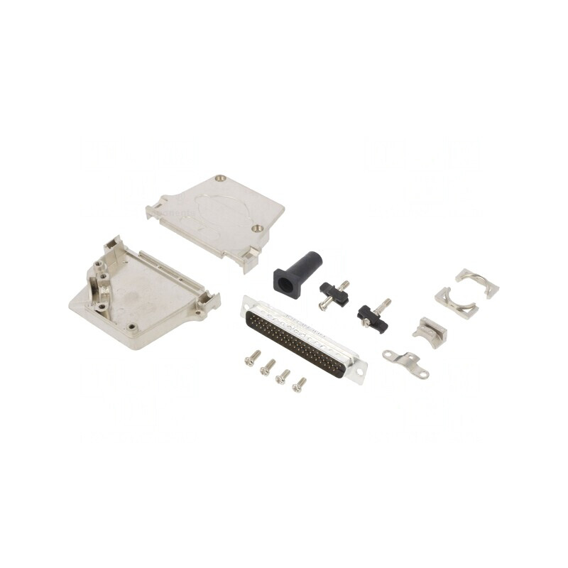 Conector D-Sub 62 PIN tată 45° pentru cablu | Electronic-mag.ro | Componente Electronice