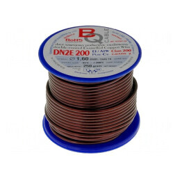 Sârmă Emailată Dublu Bobinată 1,6mm 0,25kg | Electronic-mag.ro | Componente Electronice