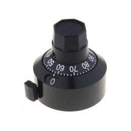 Buton de Precizie cu Disc Selector 22mm | Electronic-mag.ro | Componente Electronice