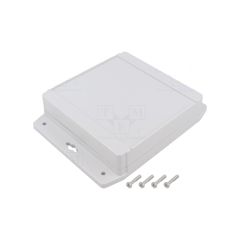 Carcasă universală cu lame de fixare 140x141x37mm | Electronic-mag.ro | Componente Electronice