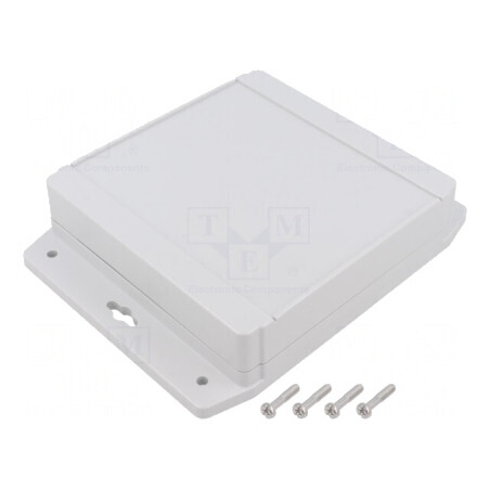 Carcasă universală cu lame de fixare 140x141x37mm | Electronic-mag.ro | Componente Electronice