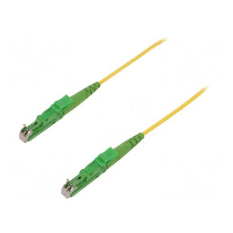Patch Cord Fibră Optică 1m Galben E2/APC | Electronic-mag.ro | Componente Electronice
