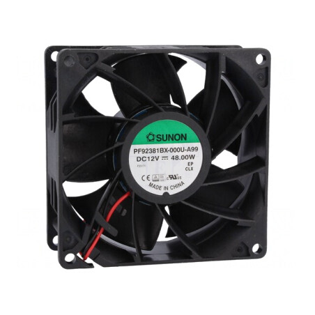 Ventilator axial DC 12V 92x92x38mm | Electronic-mag.ro | Componente Electronice