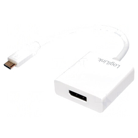 Adaptor USB C la DisplayPort Alb 140mm | Electronic-mag.ro | Componente Electronice