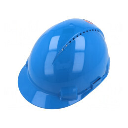 Cască de protecție ventilată albastră 53-62mm | Electronic-mag.ro | Componente Electronice