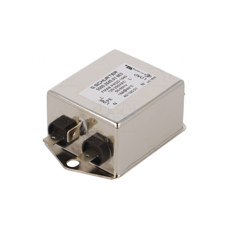 Filtru anti-interferențe 250VAC 16A 0,5mA | Electronic-mag.ro | Componente Electronice
