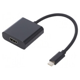 Adaptor USB-C la HDMI Negru 0.23m