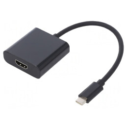 Adaptor USB-C la HDMI Negru 0.23m | Electronic-mag.ro | Componente Electronice