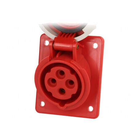 Conector alimentare trifazat 16A 400VAC IP67 Soclu Mamă | Electronic-mag.ro | Componente Electronice