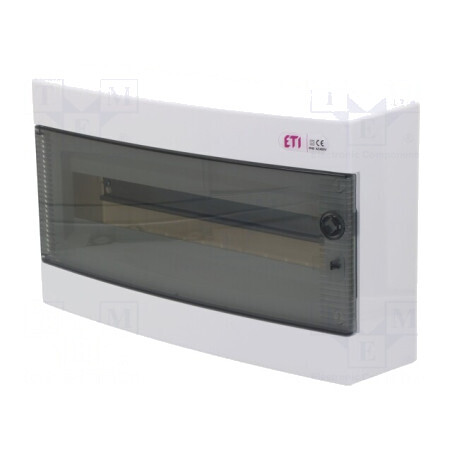 Carcasă Albă IP40 pentru Aparatură Modulară 18 Module ABS | Electronic-mag.ro | Componente Electronice