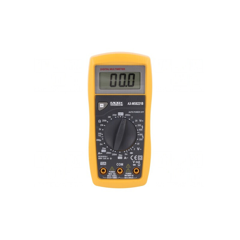 Multimetru Digital LCD 3,5 Cifre AX-MS8221B | Electronic-mag.ro | Componente Electronice Multimetru Digital LCD 3,5 Cifre AX-MS8221B | Electronic-mag.ro | Componente Electronice