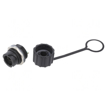 Soclu RJ45 Cat 5e Ecranat IP67 cu Capac de Protecție | Electronic-mag.ro | Componente Electronice