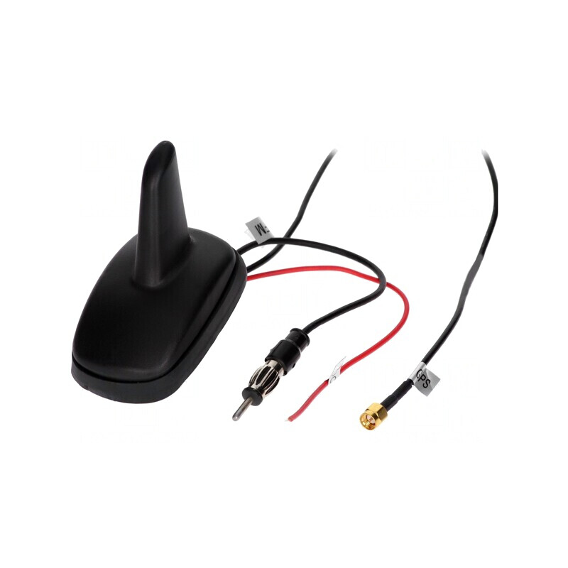 Antena Auto Shark AM/FM/GPS 12V DC SMA-A