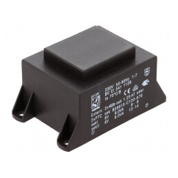 Transformator încapsulat 16VA 230V 6V PCB | Electronic-mag.ro | Componente Electronice