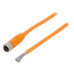Cablu Conectare M12 5 PIN 5m Mufă Dreaptă 60VAC 4A | Electronic-mag.ro | Componente Electronice
