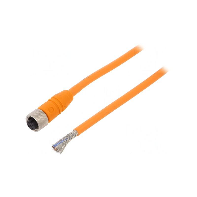 Cablu Conectare M12 5 PIN 5m Mufă Dreaptă 60VAC 4A | Electronic-mag.ro | Componente Electronice
