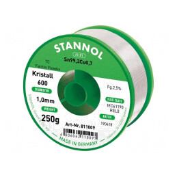 Sârmă de lipit fără plumb 1mm 250g | Electronic-mag.ro | Componente Electronice