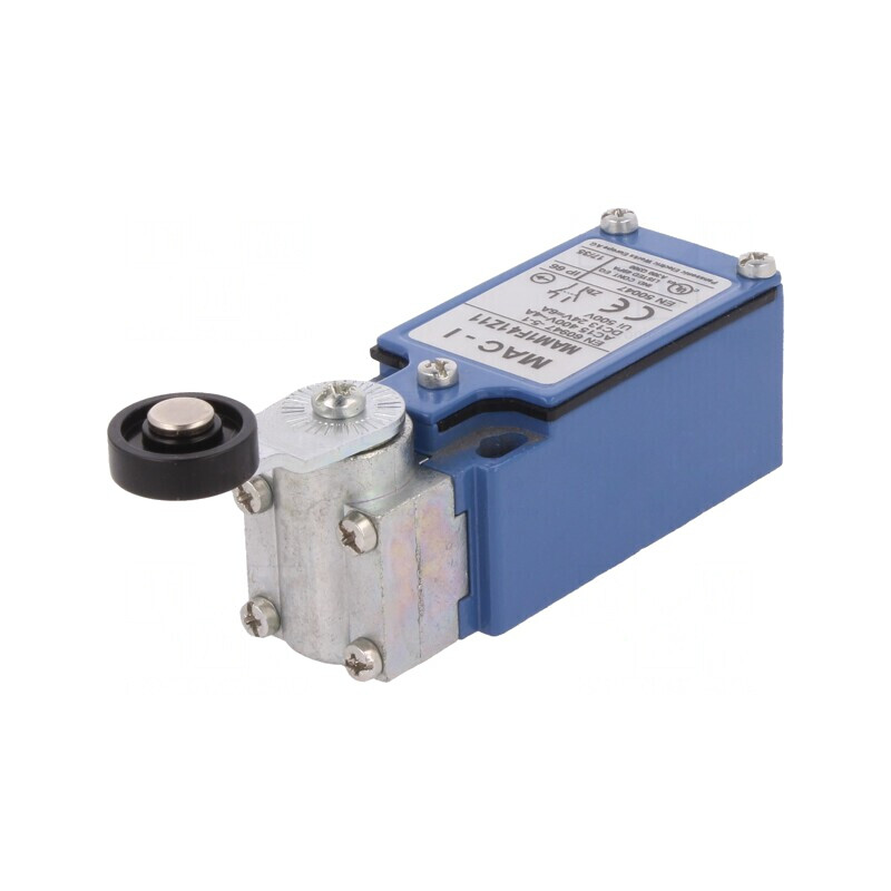 Limitator cursă manetă 35,5mm rolă plastic Ø18mm 10A | Electronic-mag.ro | Componente Electronice Limitator cursă manetă 35,5mm rolă plastic Ø18mm 10A | Electronic-mag.ro | Componente Electronice