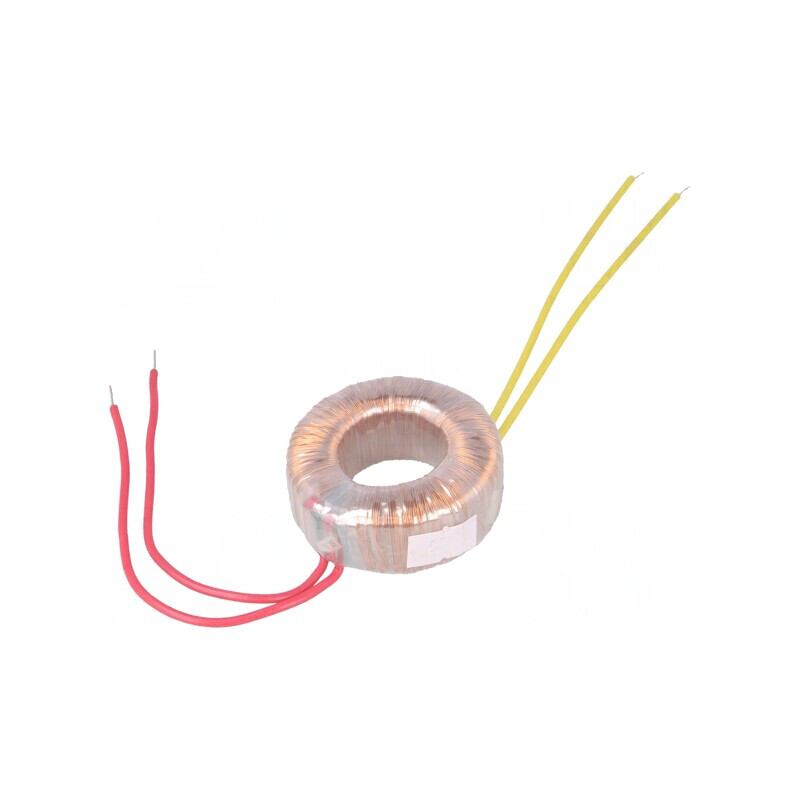 Transformator toroidal 20VA 230V la 12V 1,67A cu cabluri | Electronic-mag.ro | Componente Electronice