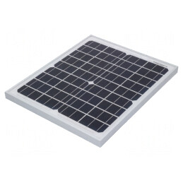Celulă fotovoltaică | silicon monocristalin | 435x356x25mm | 20W | CL-SM20M