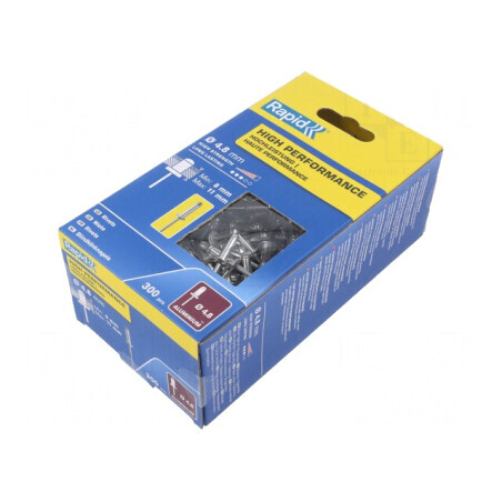 Diblu aluminiu 4,8mm x 14mm 300 buc. | Electronic-mag.ro | Componente Electronice