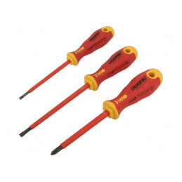 Set Șurubelnițe Izolate Phillips și Plate ERGONIC 3 Buc. | Electronic-mag.ro | Componente Electronice