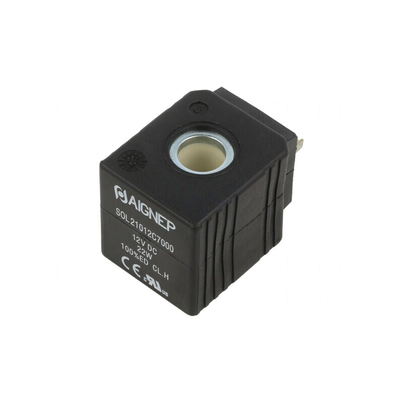 Bobină Electrovalvă IP65 12V DC 22W 13mm | Electronic-mag.ro | Componente Electronice