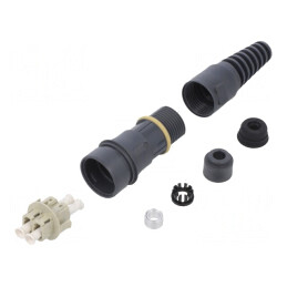 Conector fibră optică duplex multimod PXF6051B | Electronic-mag.ro | Componente Electronice
