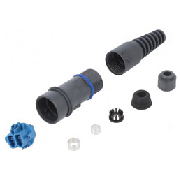 Conector fibră optică duplex monomod tip baionetă | Electronic-mag.ro | Componente Electronice