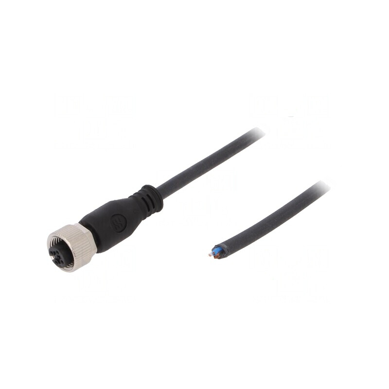 Cablu de conectare M12 10m 4 pini 250VAC | Electronic-mag.ro | Componente Electronice