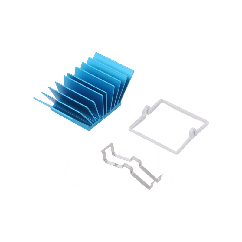 Radiator Extrudat cu Aripioare BGA Albastru 29x29mm | Electronic-mag.ro | Componente Electronice Radiator Extrudat cu Aripioare BGA Albastru 29x29mm | Electronic-mag.ro | Componente Electronice
