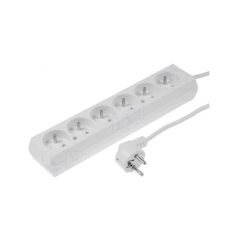 Prelungitor 6 Prize Alb 10m 16A | Electronic-mag.ro | Componente Electronice Prelungitor 6 Prize Alb 10m 16A | Electronic-mag.ro | Componente Electronice