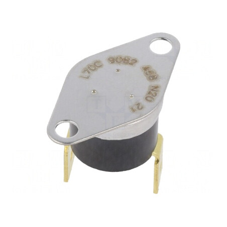 Termostat NC 70°C 10A 240VAC 6.4mm | Electronic-mag.ro | Componente Electronice