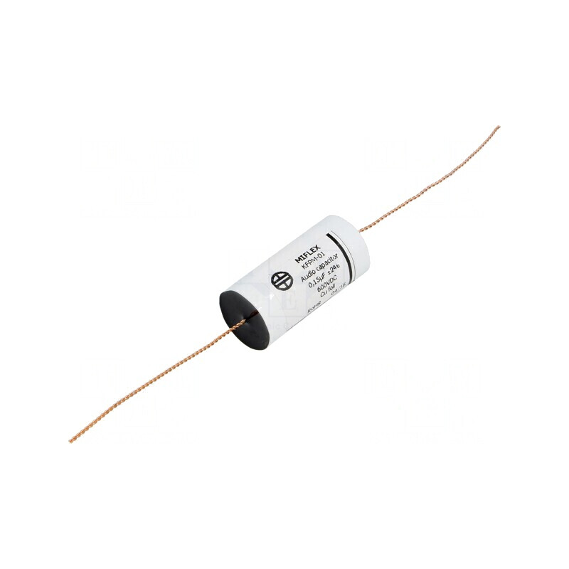 Condensator cupru-polipropilenă 0,15uF 600VDC±2% Ø18,8x38mm