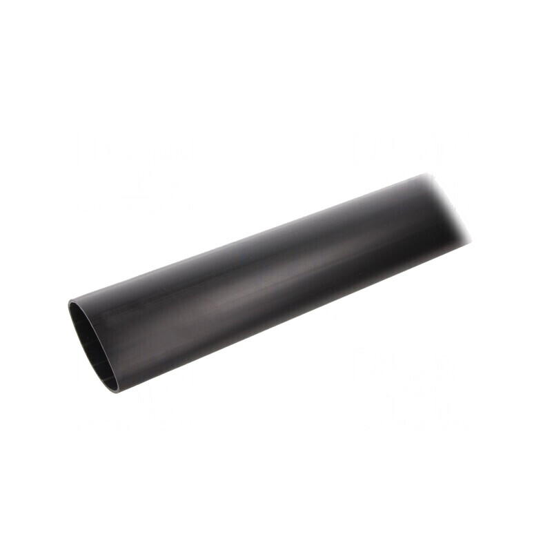 Manșon termocontractabil 40mm cu adeziv negru 1m | Electronic-mag.ro | Componente Electronice